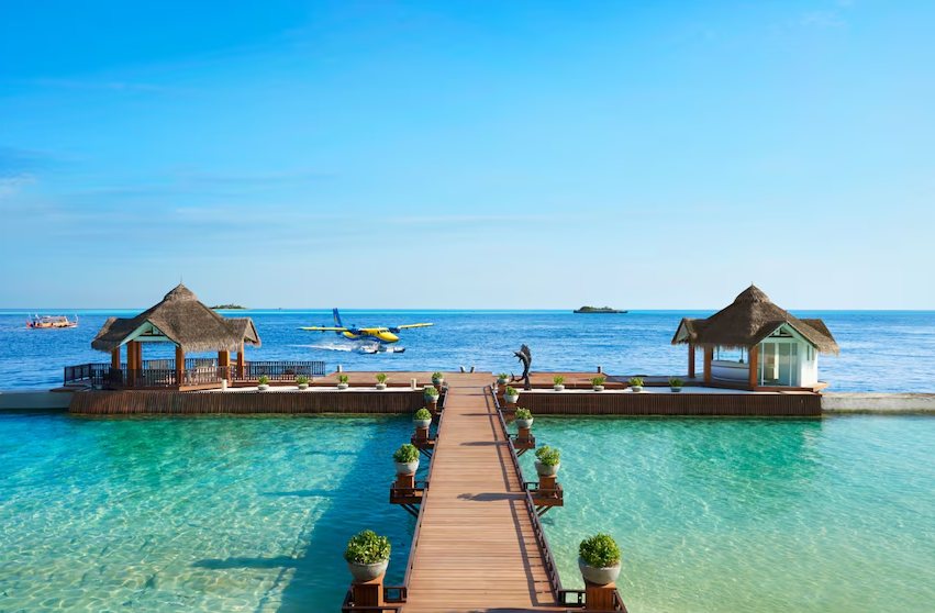 Arrival jetty at Ellaidhoo, Maldives